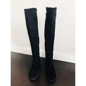 Stuart Weitzman 5050 Boots in Black Suede